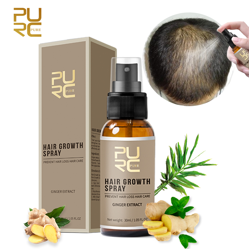 Caffeine Hair Serum - PURC Ginger Hair Growth Products Fast