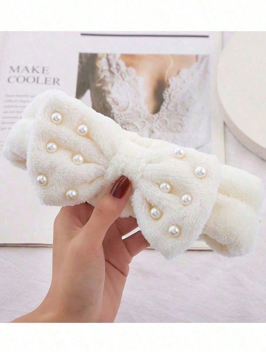 Hair Care For Hair Fall - 1pc, Soft Microfiber Bow Headband For