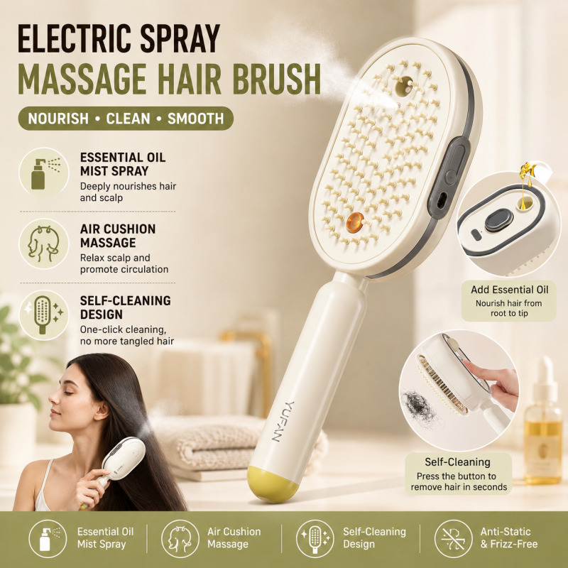 Hair Care Is Self Care - Electric Air Cushion Massage Comb with