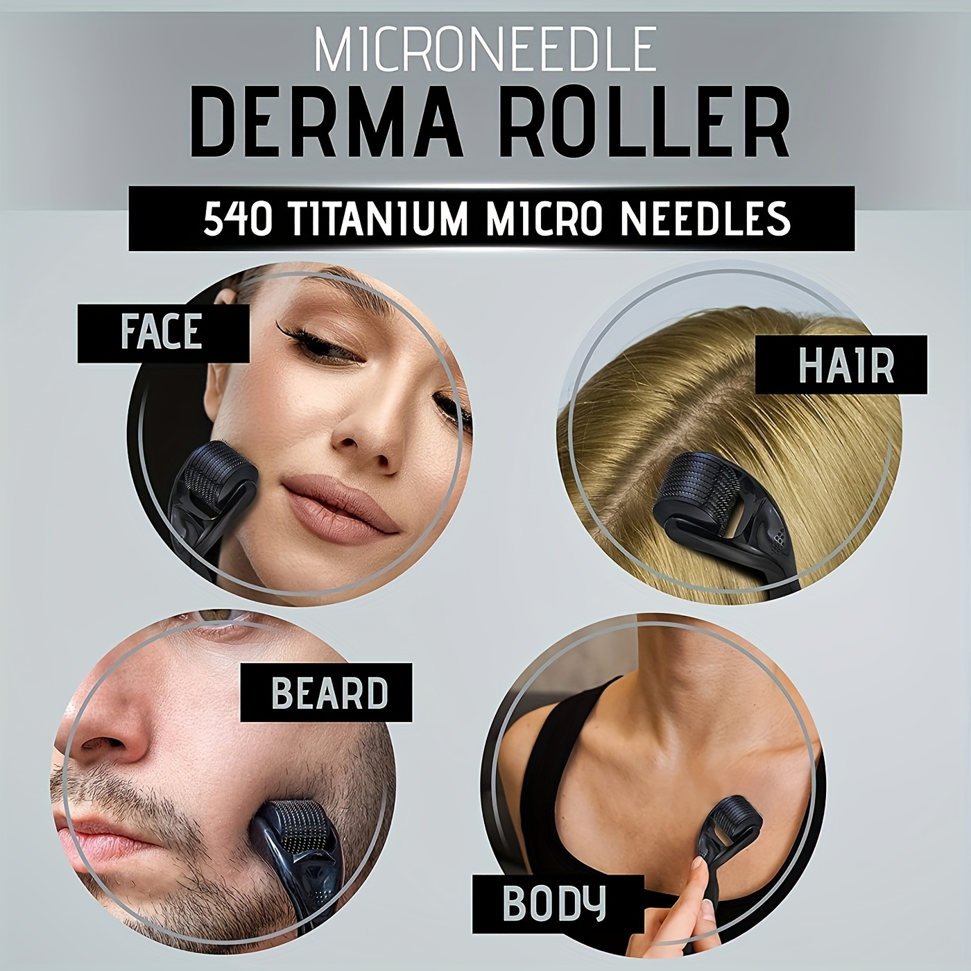 Men Beard Growth Roller Kit Me - Hair Care For Hair Growth 리뷰 및 가격