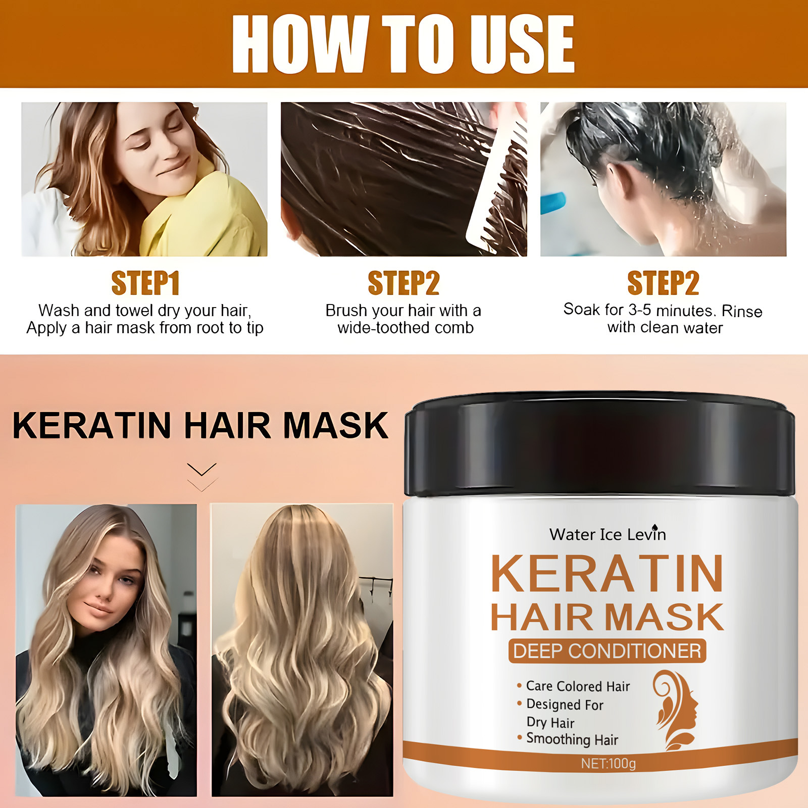 Keratin Hair Mask - Deep Condi - Hair Care Dupes 리뷰 및 가격