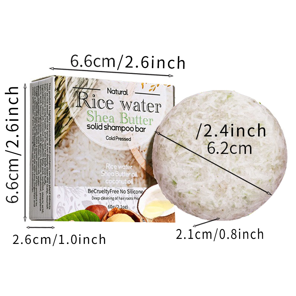 XF 60g Rice Shampoo Bar 100% N - Hair Care For Hair Loss 리뷰 및 가격