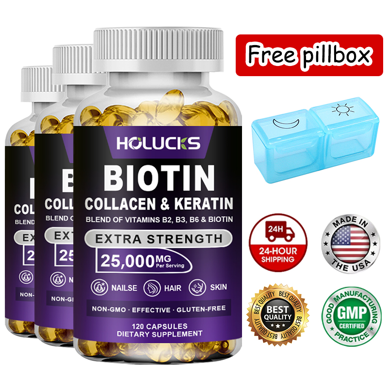Biotin Collagen & Keratin Caps - Hair Care Keratin 리뷰 및 가격