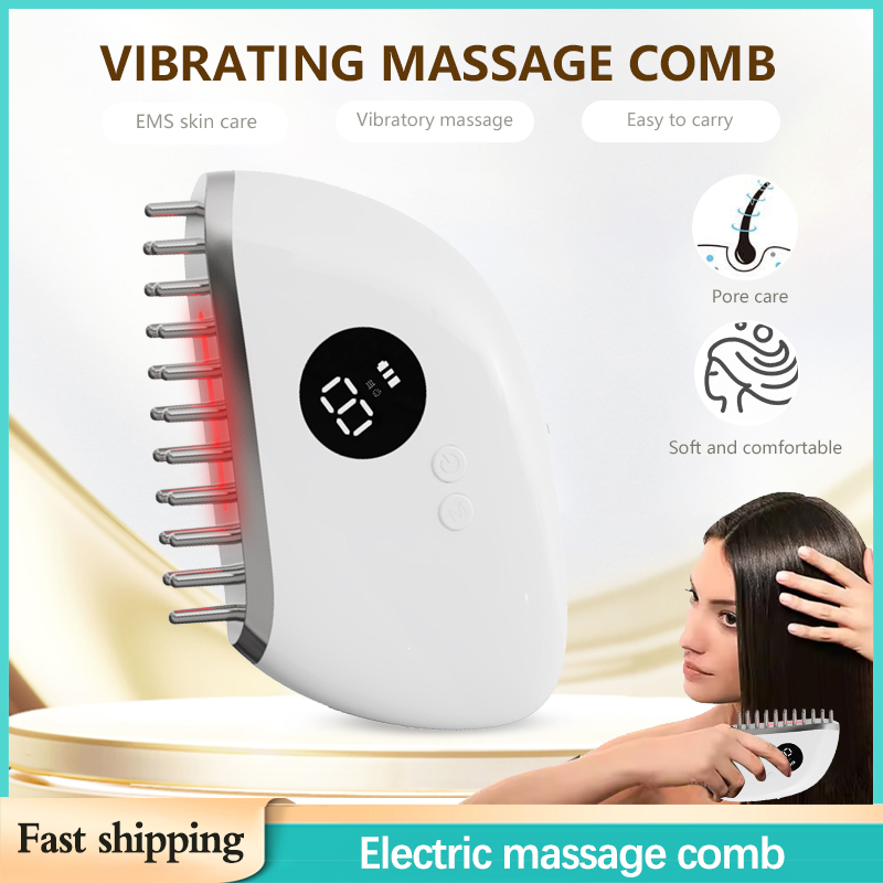 Electric Hair Growth Comb Red  - Hair Care For Hair Growth 리뷰 및 가격