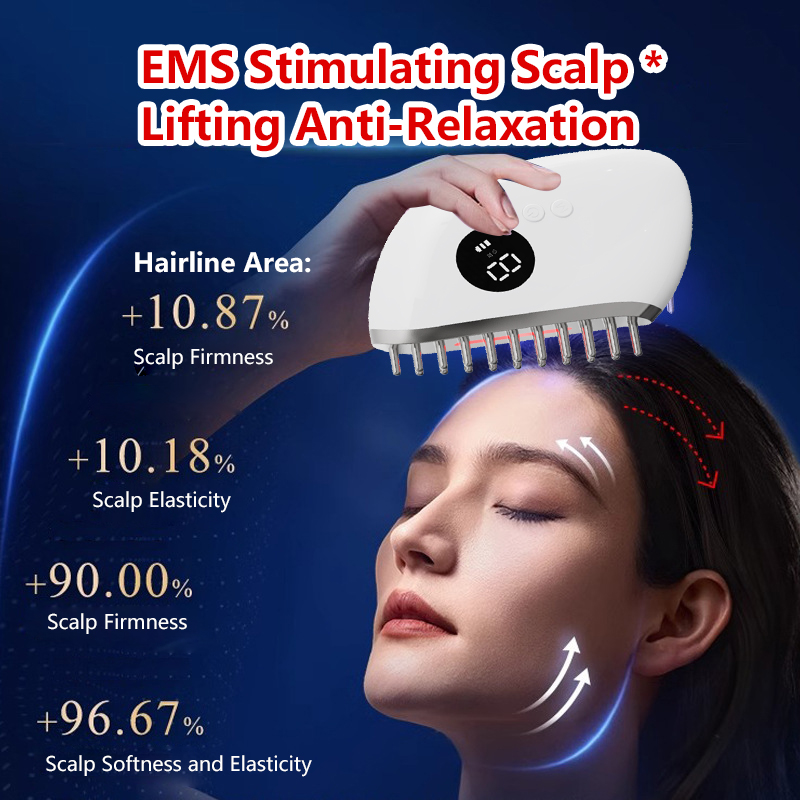 Electric Hair Growth Comb Red  - Hair Care For Hair Growth 리뷰 및 가격