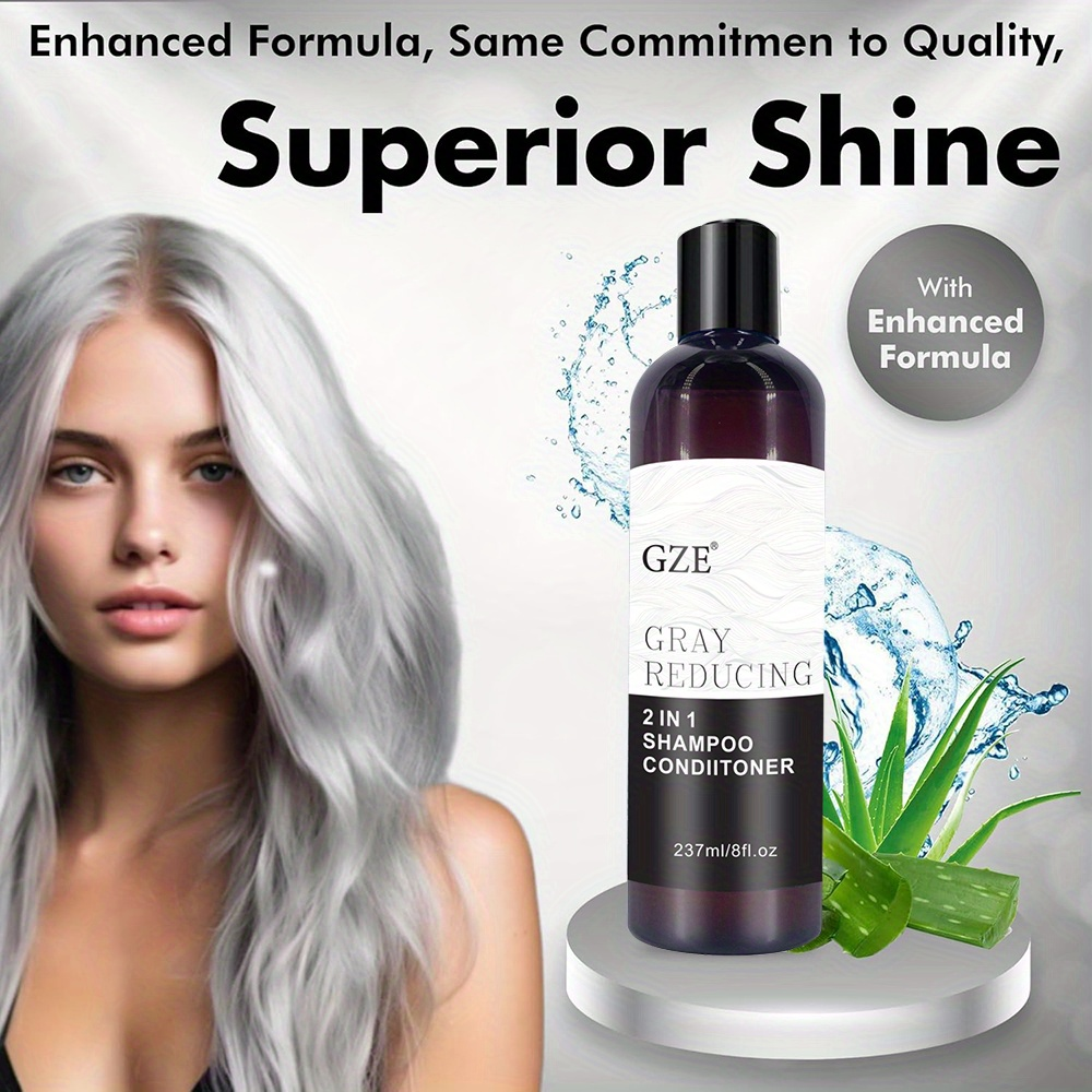 GZE Grey Reducing 2-In-1 Shamp - Hair Care Conditioner 리뷰 및 가격
