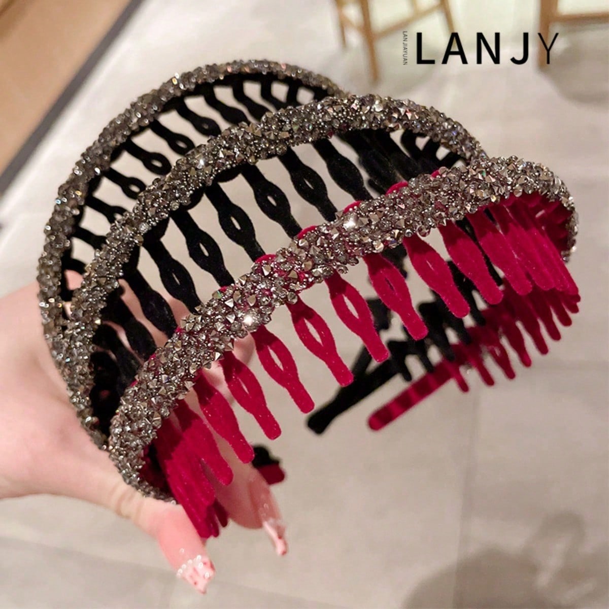 Velvet Non-Slip Headband - Sec - Hair Care Is Self Care 리뷰 및 가격
