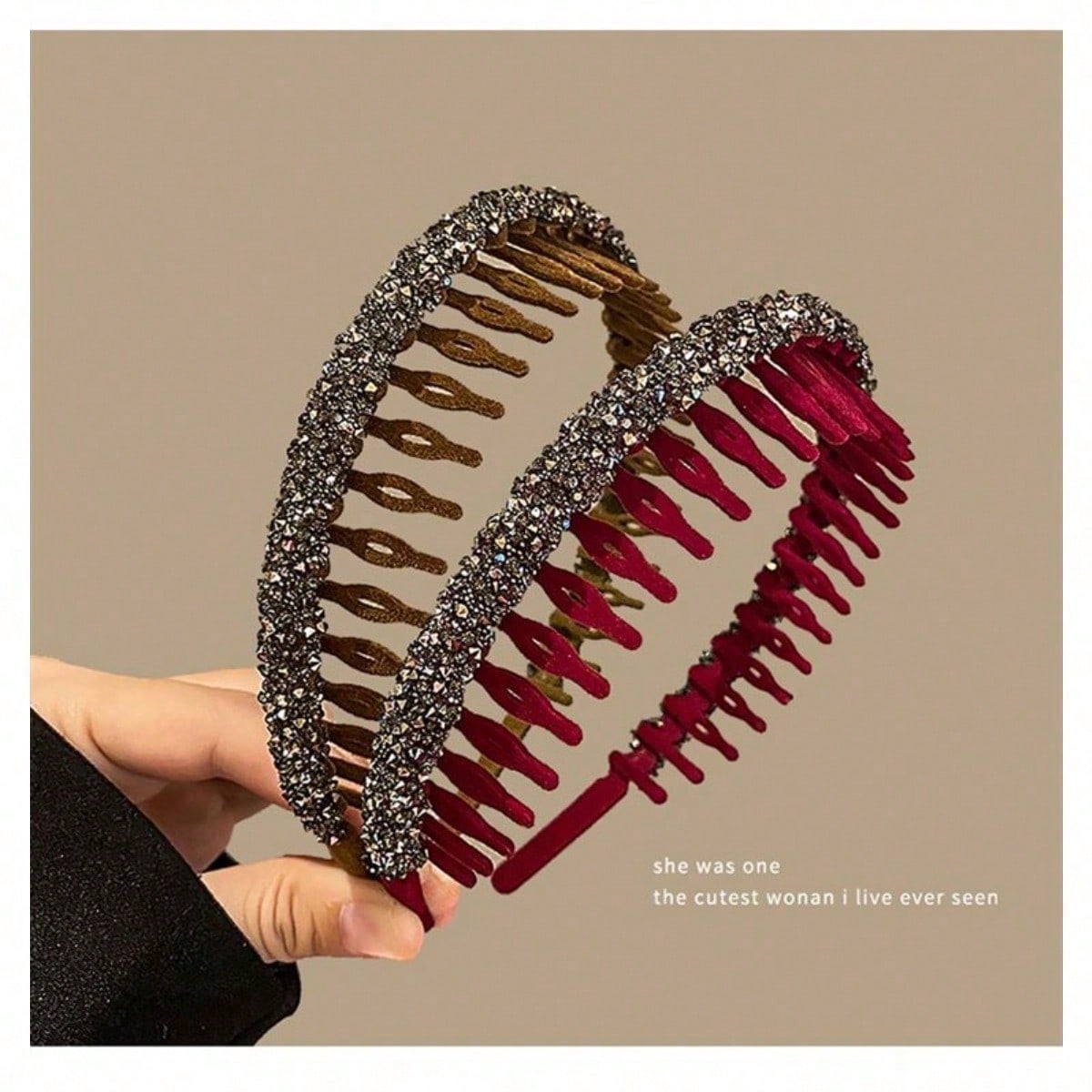 Velvet Non-Slip Headband - Sec - Hair Care Is Self Care 리뷰 및 가격