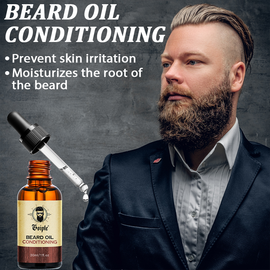 3pcs Men Natural Beard Care Oi - Hair Care Conditioner 리뷰 및 가격