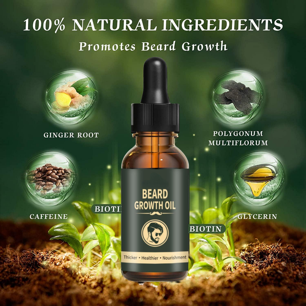 Fast Beard Growth Oil Beard Oi - Caffeine Hair Serum 리뷰 및 가격