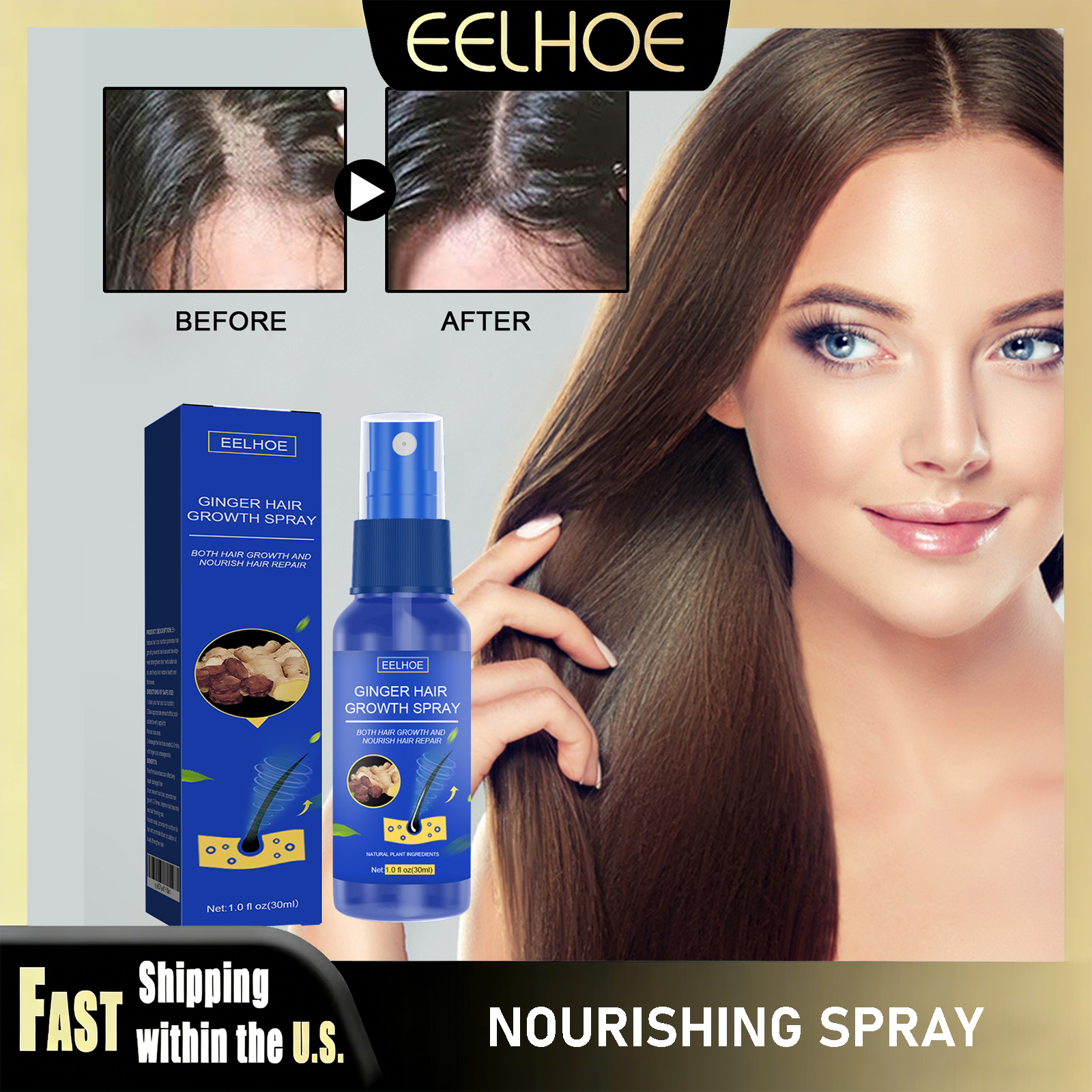 EELHOE Ginger Hair Care Serum  - Hair Care For Hair Fall 리뷰 및 가격